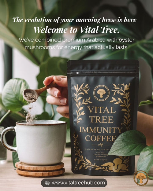 Vital Tree Mushroom Blend Coffee – Immunity & Focus Boost